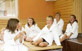 Sauna nach der Piste! - Foto: Johann Geils-Heim